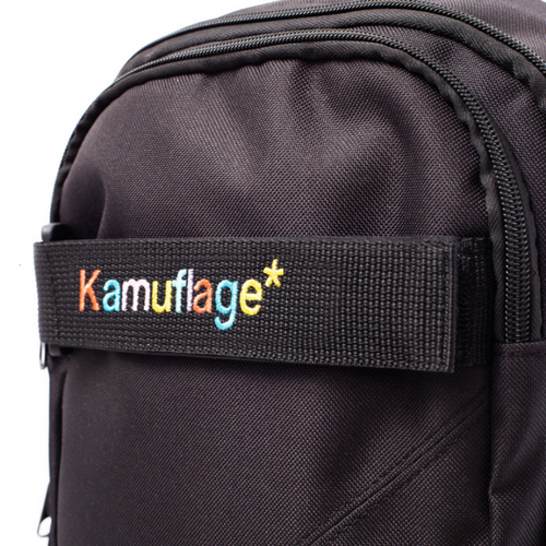 Kamuflage* backpack SkateTech Candy black