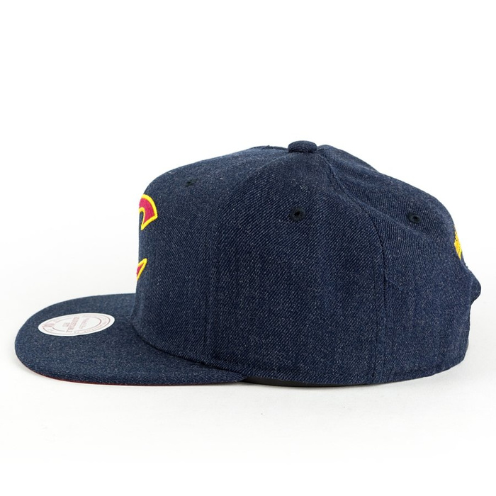 Czapka Mitchell and Ness snapback Team Heather Cleveland Cavaliers navy