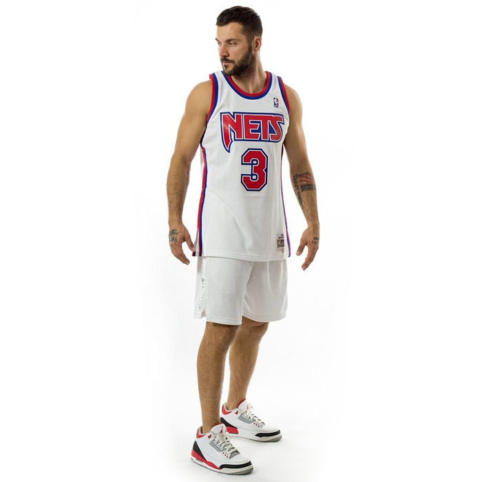 Koszulka męska Mitchell and Ness swingman jersey New Jersey Nets Drażen Petrović 1992-93 white