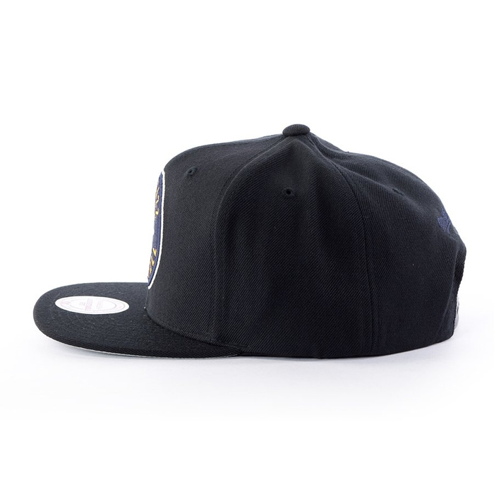 Czapka z daszkiem Mitchell and Ness snapback Easy Three Digital XL Utah Jazz black