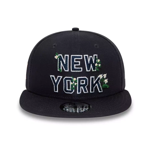 New Era czapka z daszkiem 9FIFTY snapback MLB Flower Wordmark New York Yankees black