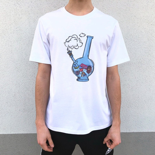 Koszulka męska Oddity t-shirt Bongo white