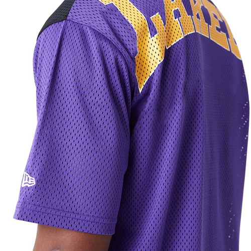New Era koszulka męska Arch Graphic Jersey T-Shirt NBA Los Angeles Lakers purple