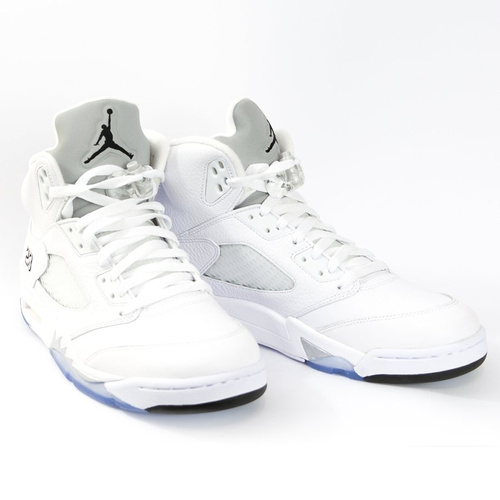 Buty męskie Jordan V Retro Metallic Silver - blanc / argent metallic / noir (136027-130) TM