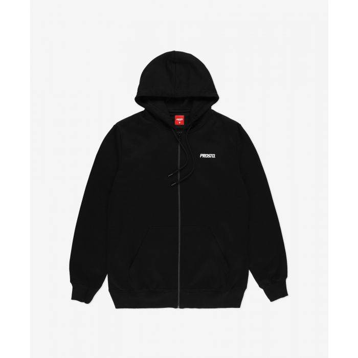 Prosto Klasyk Bluza męska  zip hoodie Rendot black