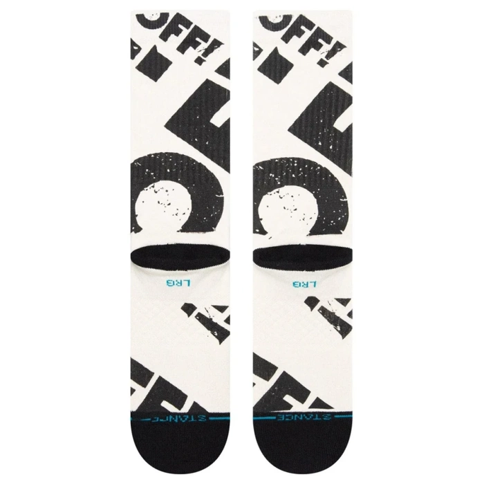 OFF x Stance skarpety unisex Infiknit™ Crew vintage white / black