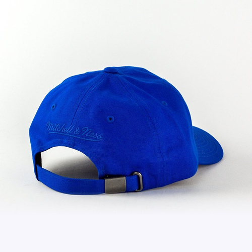 Mitchell and Ness strapback Little Dribbler Dad Hat royal / white