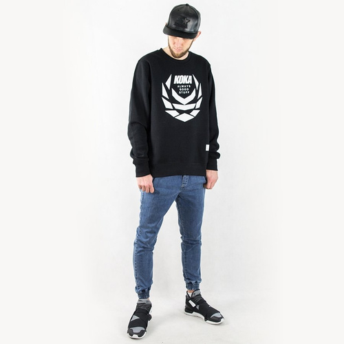 Bluza KOKA sweatshirt crewneck Fusion Laurel black