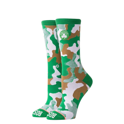 Skarpety damskie Stance socks NBA Arena Celtics Crew WMNS green
