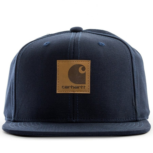 Carhartt WIP Snapback Logo Cap cotton canvas dark navy