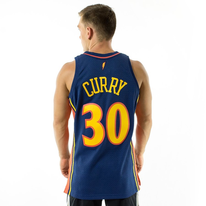 Koszulka męska Mitchell and Ness Swingman Jersey HWC Golden State Warriors Stephen Curry 2009-10 navy