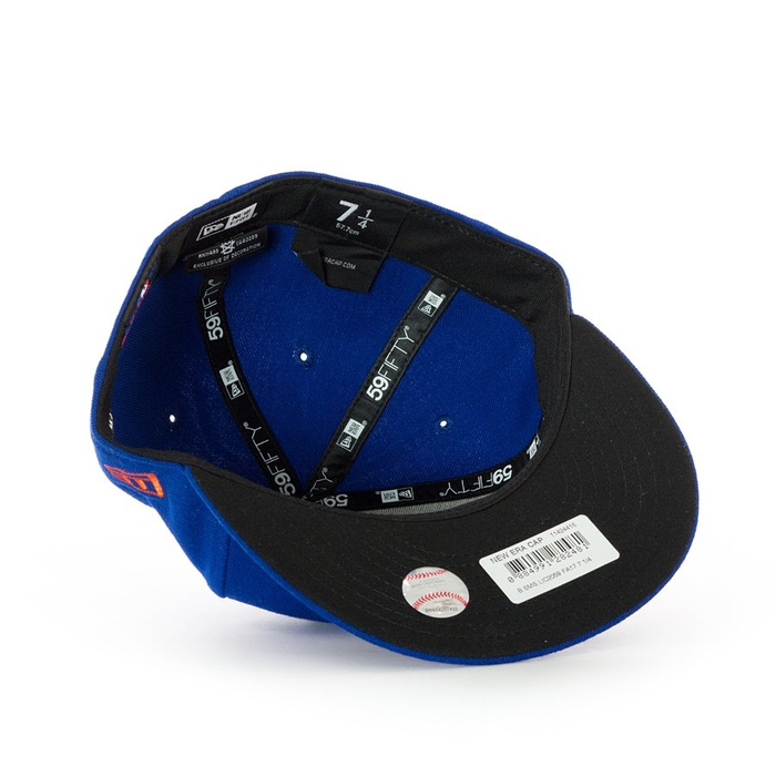 Czapka z daszkiem New Era fitted 59FIFTY New York Mets royal / orange