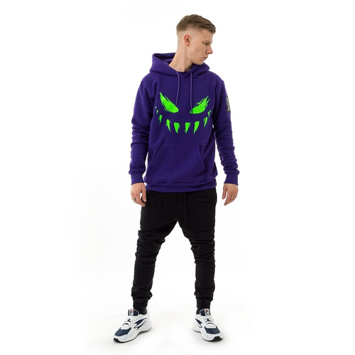 Bluza męska z kapturem BOR hoody Atypowy violet