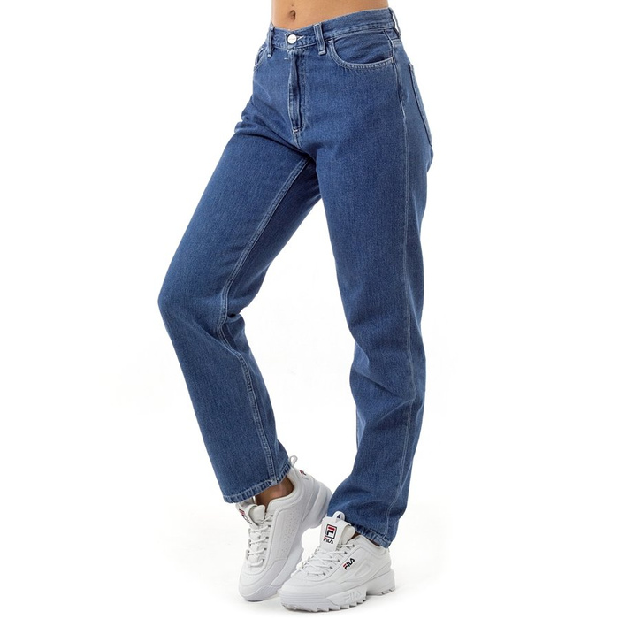 Carhartt WIP spodnie jeansowe damskie W' Mita Pant Maverick blue stone washed 