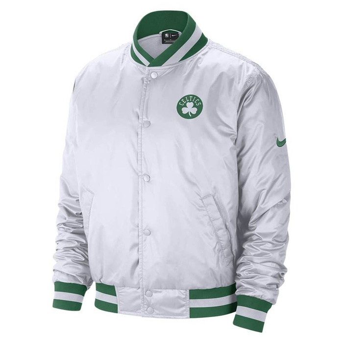 Kurtka męska Nike jacket City Edition Boston Celtics white / green (CN1432-100)