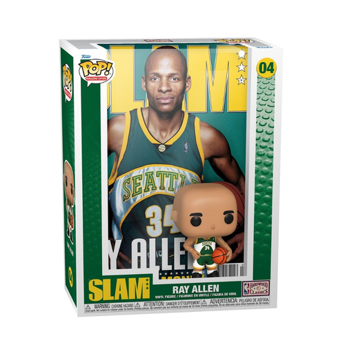 Funko Pop NBA Slam Magazine Covers Seatlle SuperSonics Ray Allen