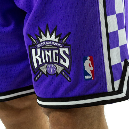 Spodenki koszykarskie męskie Mitchell and Ness Authentic Shorts Sacramento Kings 1994-95 purple
