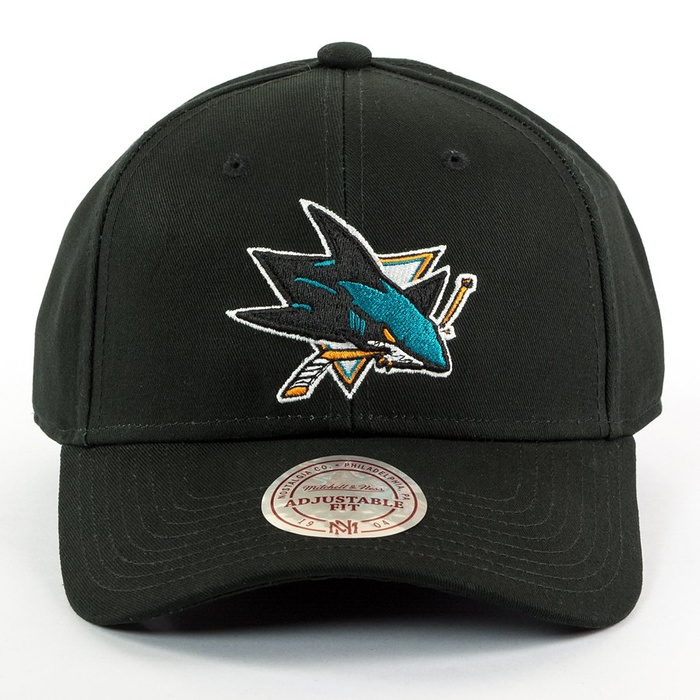 Czapka Mitchell and Ness strapback Team Logo Low Pro San Jose Sharks black