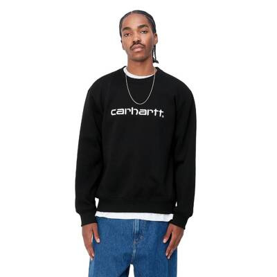 Carhartt WIP bluza męska Crewneck Carhartt Sweat black-white