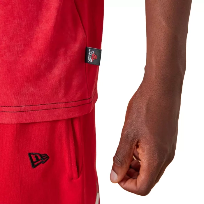 New Era t-shirt Washed Graphic NBA Chicago Bulls red / black