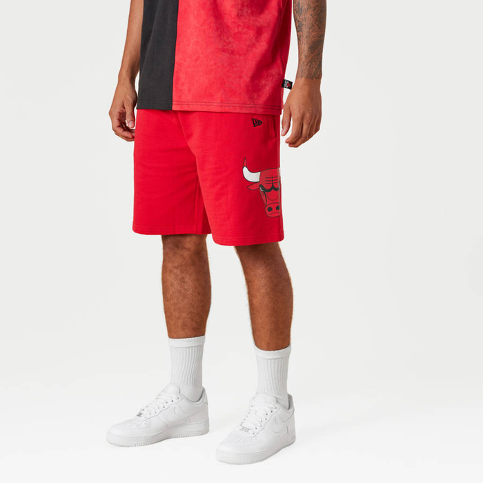 New Era sweatshorts NBA Washed Logo Chicago Bulls red