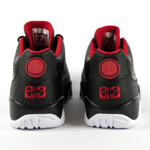 Air Jordan 9 Retro Low Bred Black / University Red-White (832822-001)