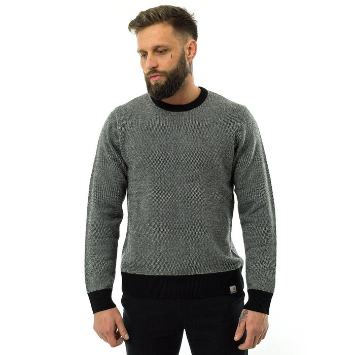 Sweter męski Carhartt WIP Spooner Sweater black / wax