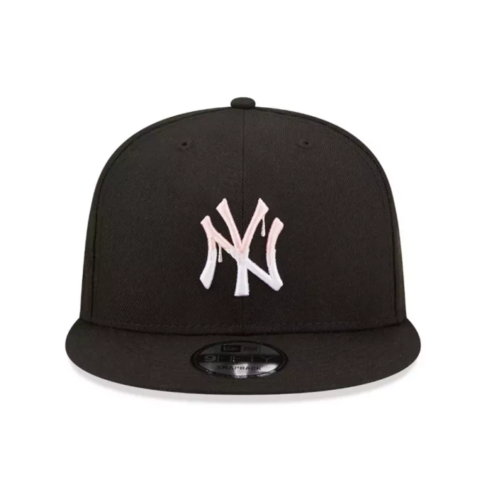 New Era czapka z daszkiem snapback 9FIFTY snapback MLB Team Drip New York Yankees black 