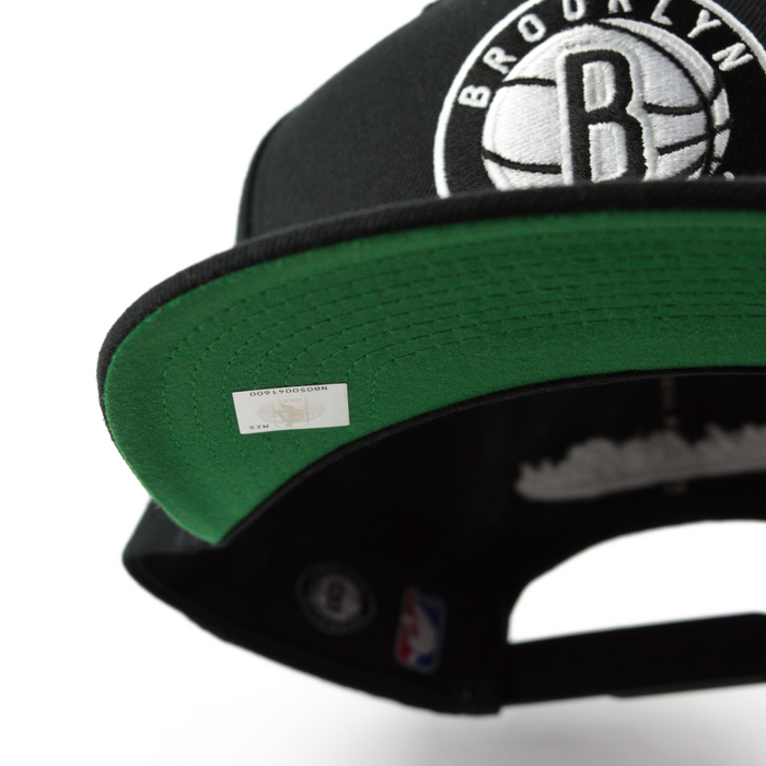 Czapka z daszkiem Mitchell and Ness snapback Solid Team Colour SB Brooklyn Nets black 