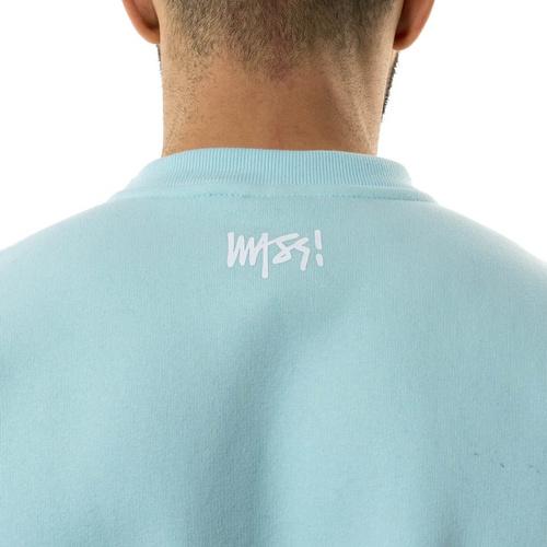 Mass Denim sweatshirt crewneck Signature Anniversary light blue