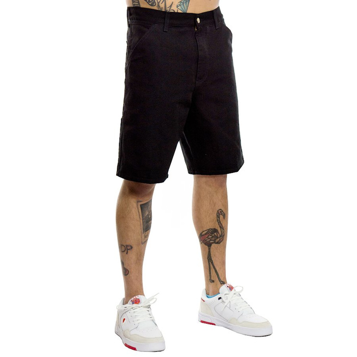 Carhartt WIP Single Knee Short black rinsed