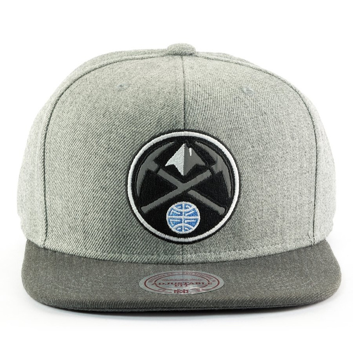 Mitchell and Ness snapback Heather Reflective Denver Nuggets grey / charcoal