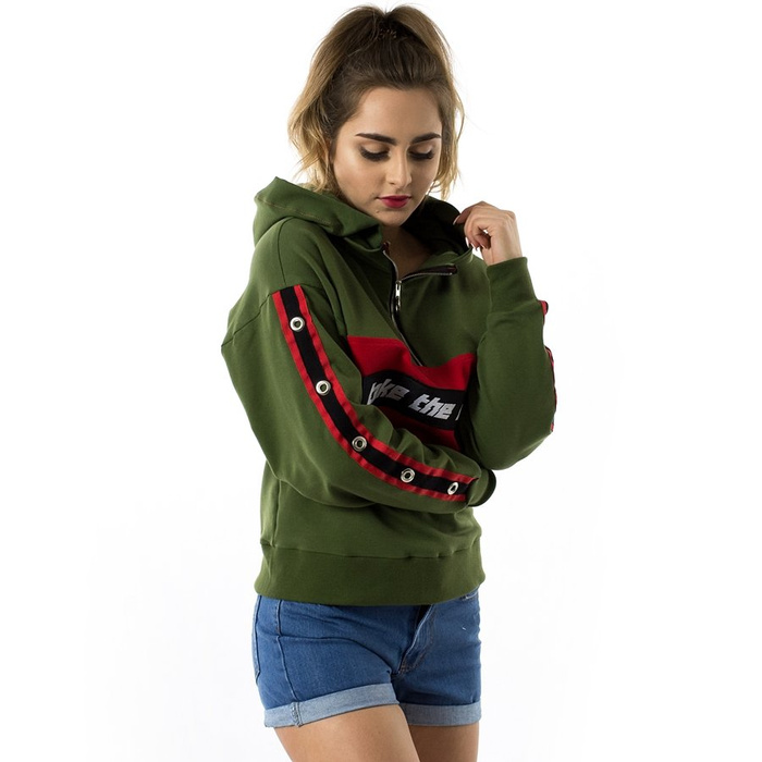 Bluza damska Marska hoody Take The Risk khaki