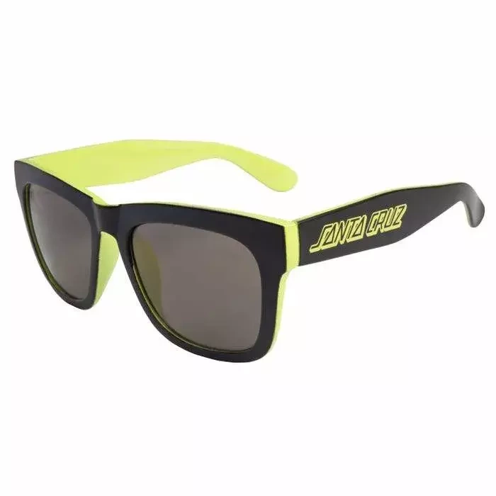 Santa Cruz Skateboards sunglasses Dazed black / safety green