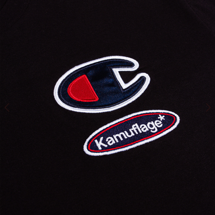 Koszulka męska Kamuflage* x Champion t-shirt Black