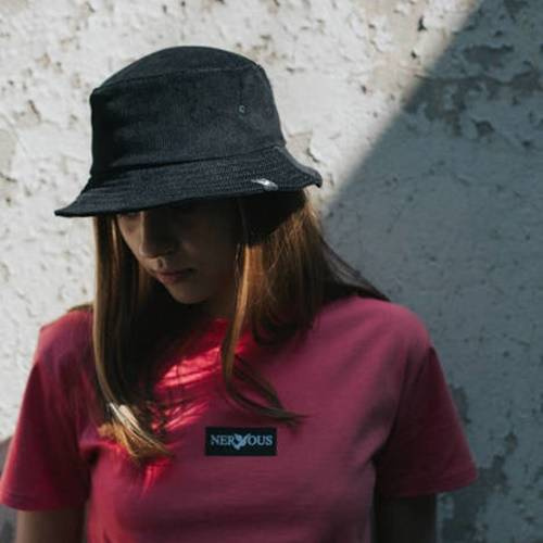 Nervous Kapelusz bucket hat Icon Corduroy black