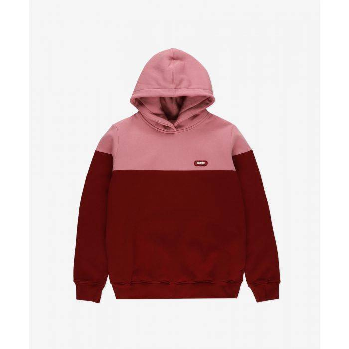  Prosto Klasyk Bluza damska z kapturem hoodIe Brazi Burgundy