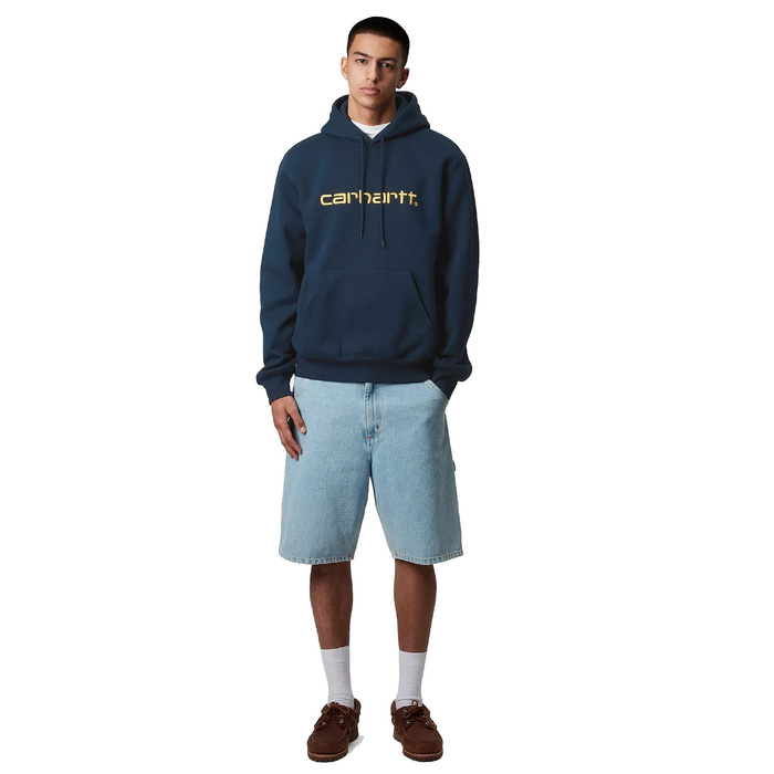 Carhartt WIP bluza męska z kapturem Hooded Carhartt Sweat ink - air yellow