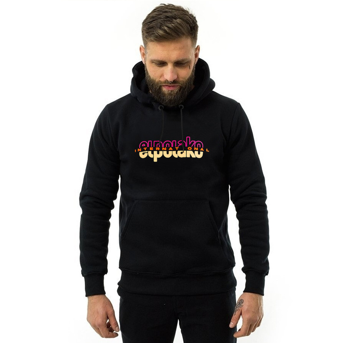 Bluza męska z kapturem El Polako hoodie International black