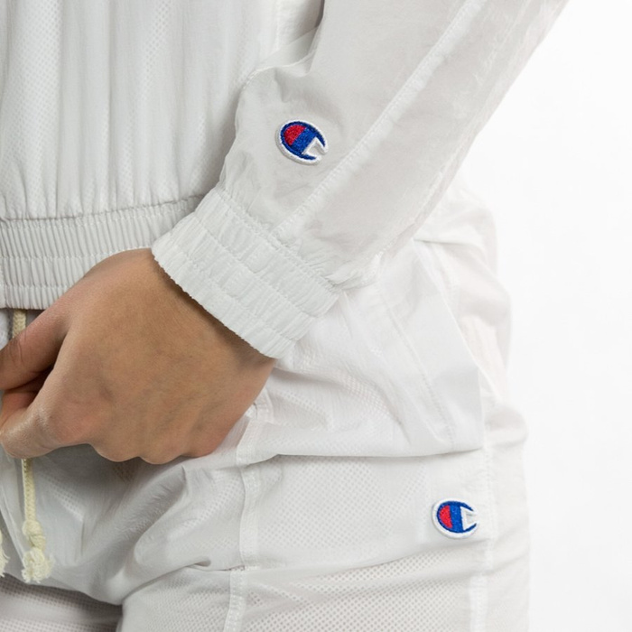Champion bluza damska Premium Reverse Weave track top Oversized C Logo white (112988/WW001)