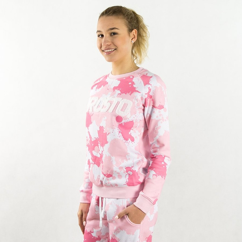 Prosto sweatshirt crewneck WMNS Camo pink