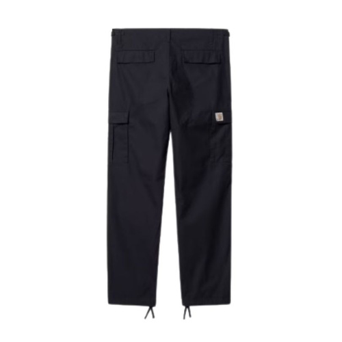 Carhartt WIP spodnie materiałowe męskie Aviation Pant dark navy rinsed