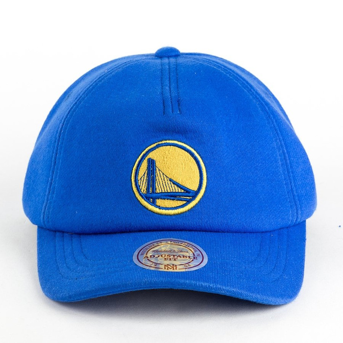 Czapka Mitchell and Ness dad cap Throwback Snapback Golden State Warriors royal