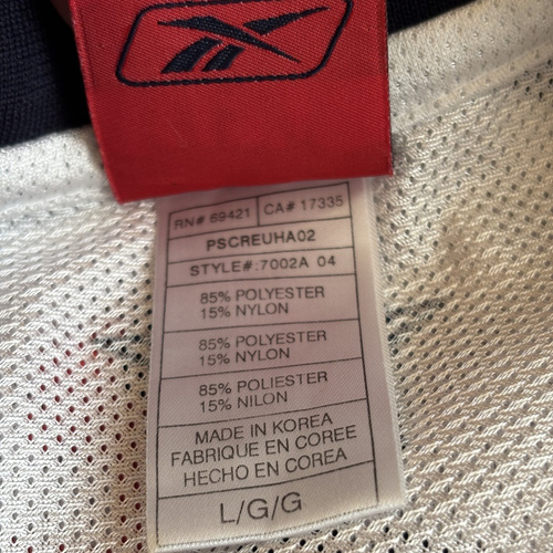 Koszulka koszykarska Reebok Jersey Team USA 2004 Allen Iverson white - używana 8,5/10