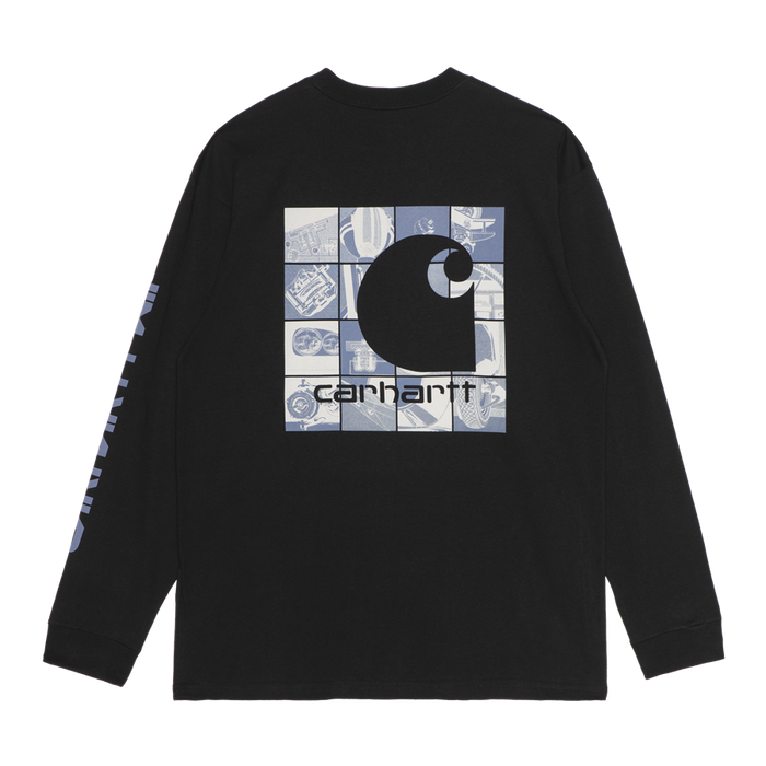 Koszulka męska z długim rękawem Carhartt WIP longsleeve Grid black