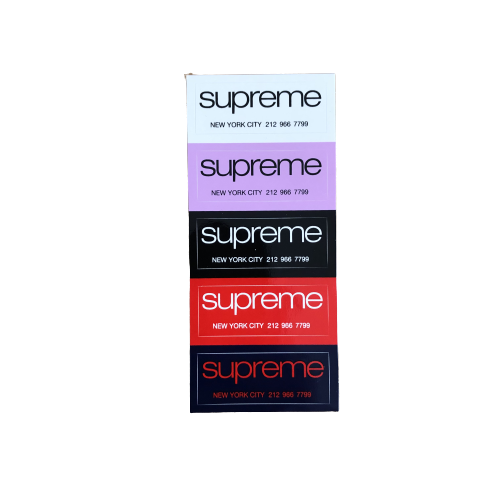 Wlepka Supreme® sticker Supreme New York multicolor (5szt.)