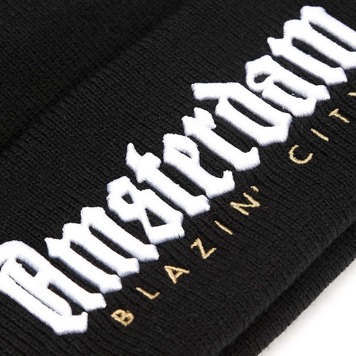Cayler and Sons Amsterdam Old School Beanie black