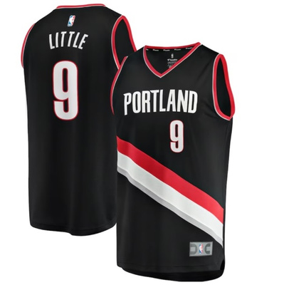 Fanatics Replica Jersey NBA Icon Edition Portland Trail Blazers Nassir Little black