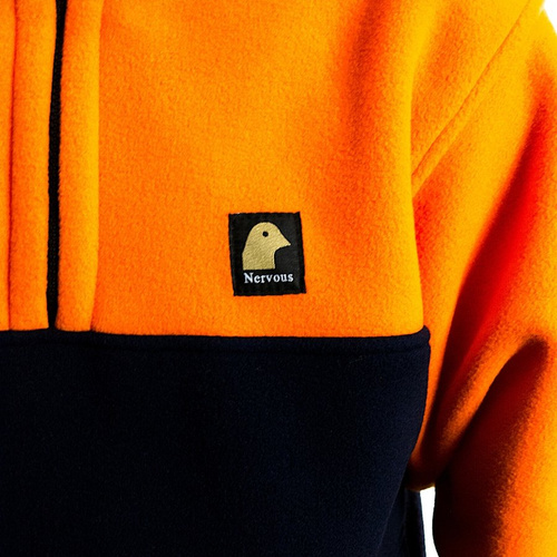 Polar męski Nervous fleece FA20 orange / navy