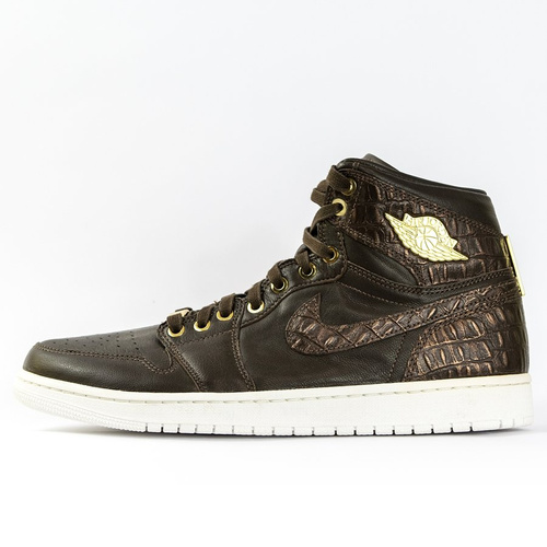 Air Jordan 1 Pinnacle "Brown Croc (705075-205)